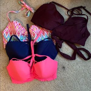 Bundle of 4 VS swim tops